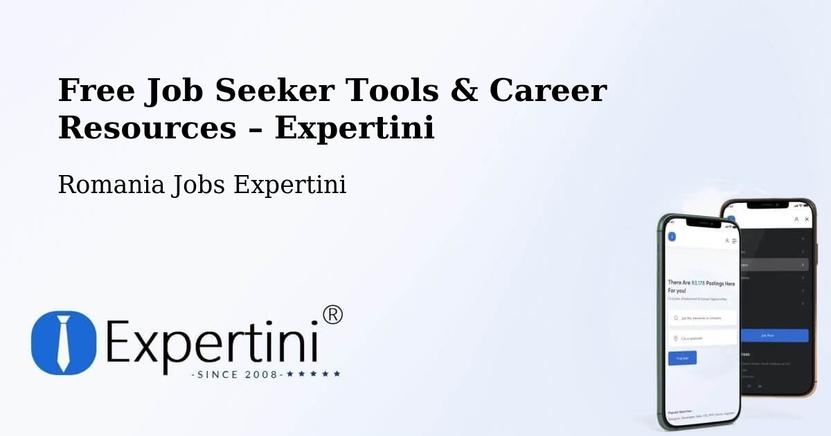 Free Job Seeker Tools & Career Resources – Calopăr - Calopăr, Romania Jobs Expertini